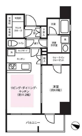 DUARES千代田三崎町の物件間取画像
